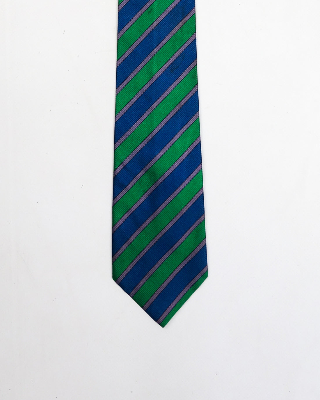 Christian Dior IVY Striped Silk Tie 1990's