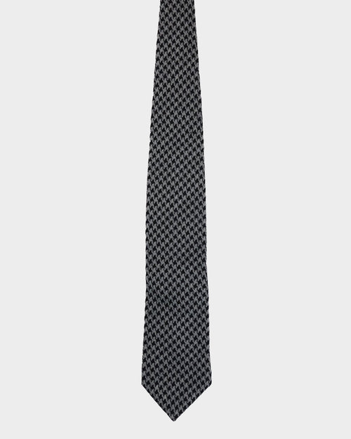 Armani Patterned Wool Tie 2000's - Vintagetts