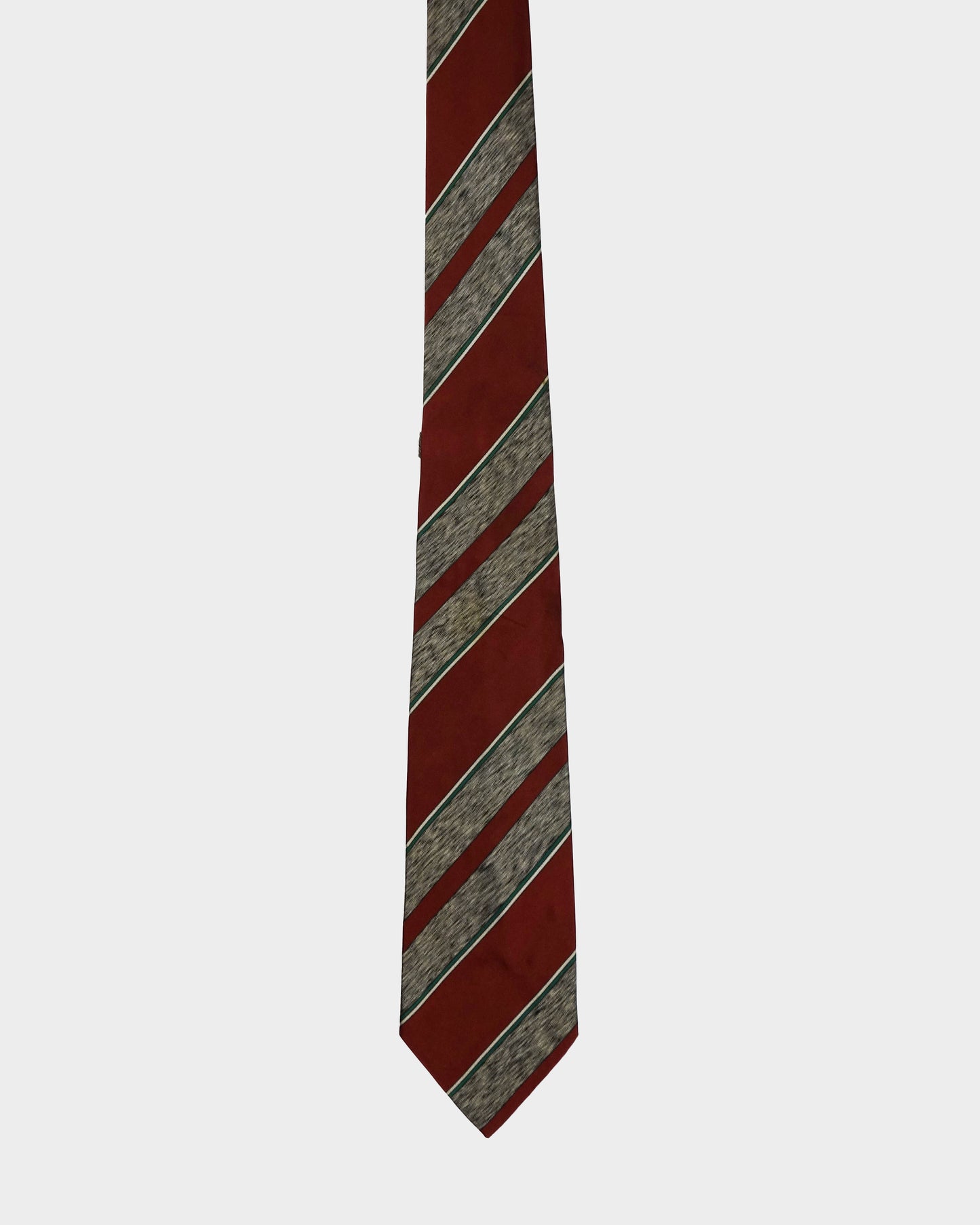 Gucci Striped IVY Style Silk Tie 1990's