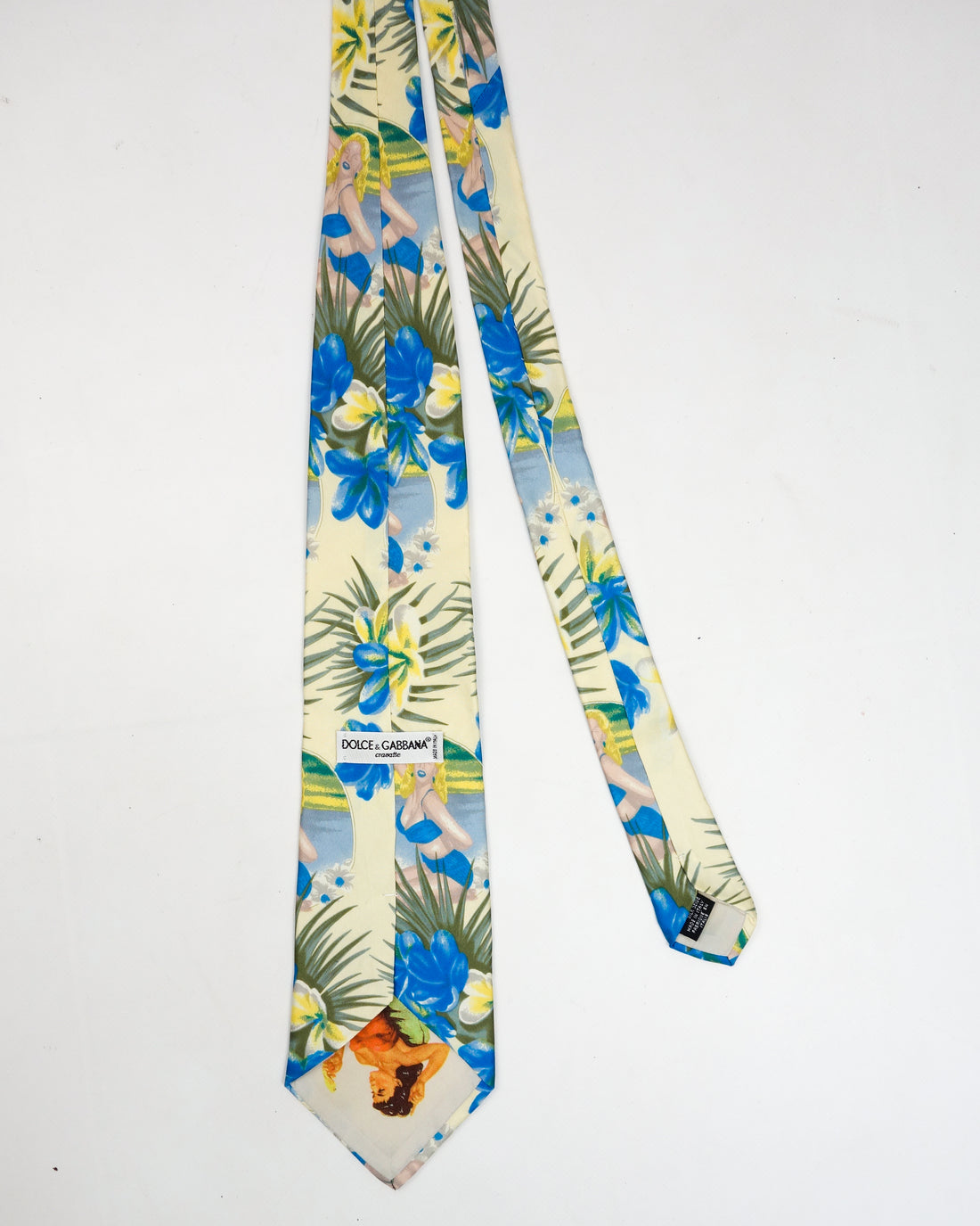 Dolce & Gabbana Hawaii Print Tie 2000´s