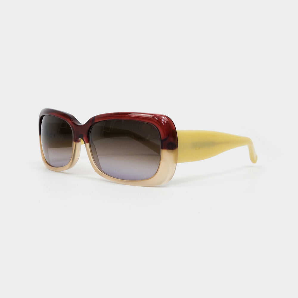 Marni 2-Tone Wide Sunglasses 2000's