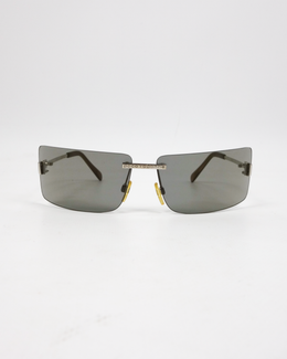 Paco Rabanne "Hip Hop" Slim Frame Sunglasses 2000's