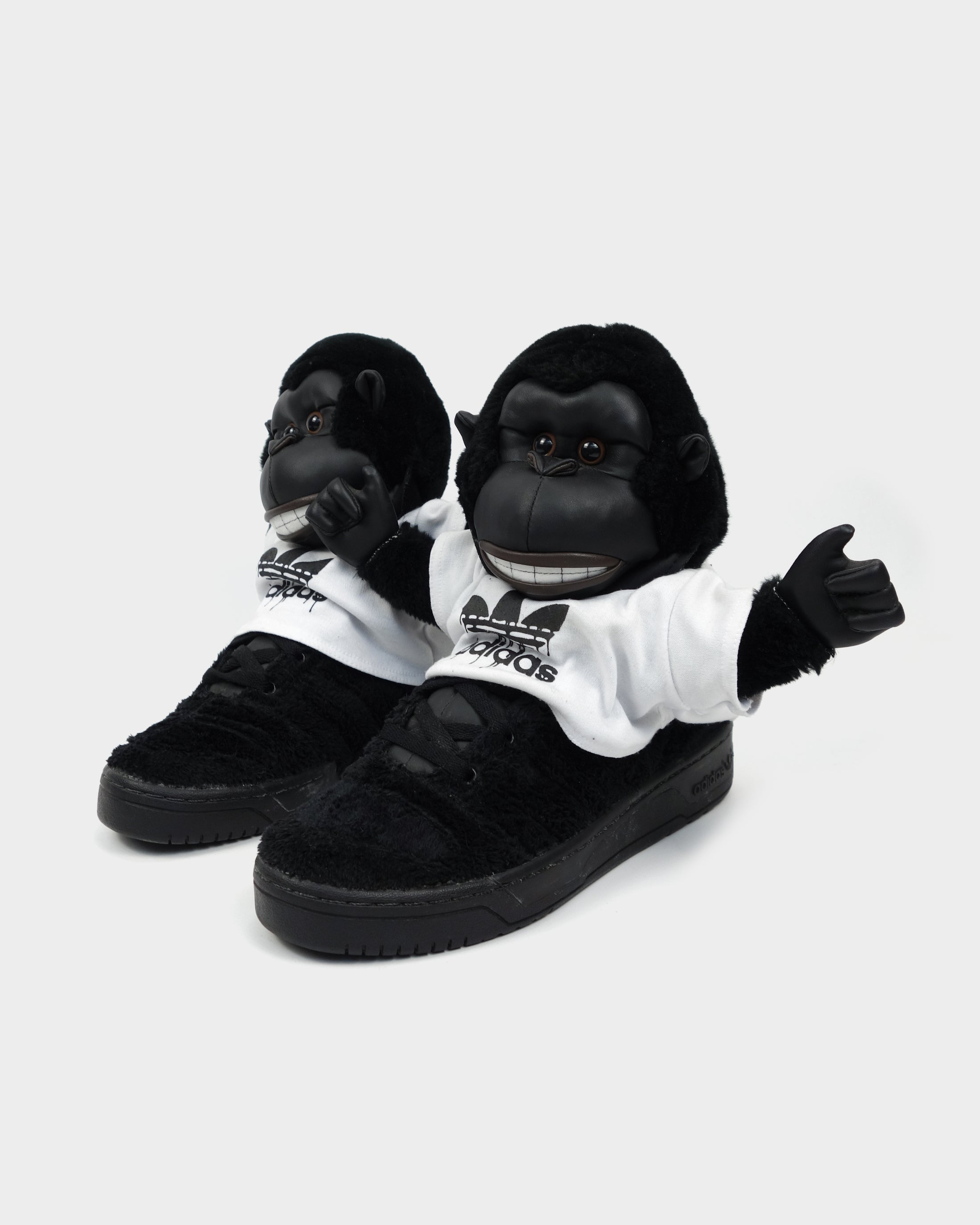 Adidas X Jeremy Scott Gorilla Sneaker Black 2012 â Vintage TTS