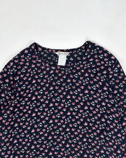 Comme Des Garçons Acetate Pattern Dark Blue Top 2000's