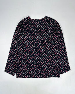 Comme Des Garçons Acetate Pattern Dark Blue Top 2000's