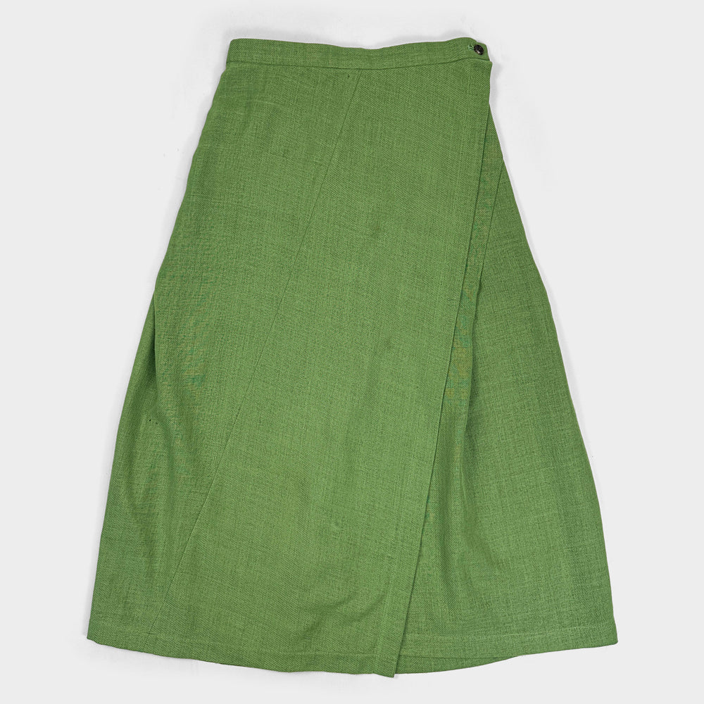 Comme des Garçons Tricot Green 1 Piece Maxi Skirt 1994