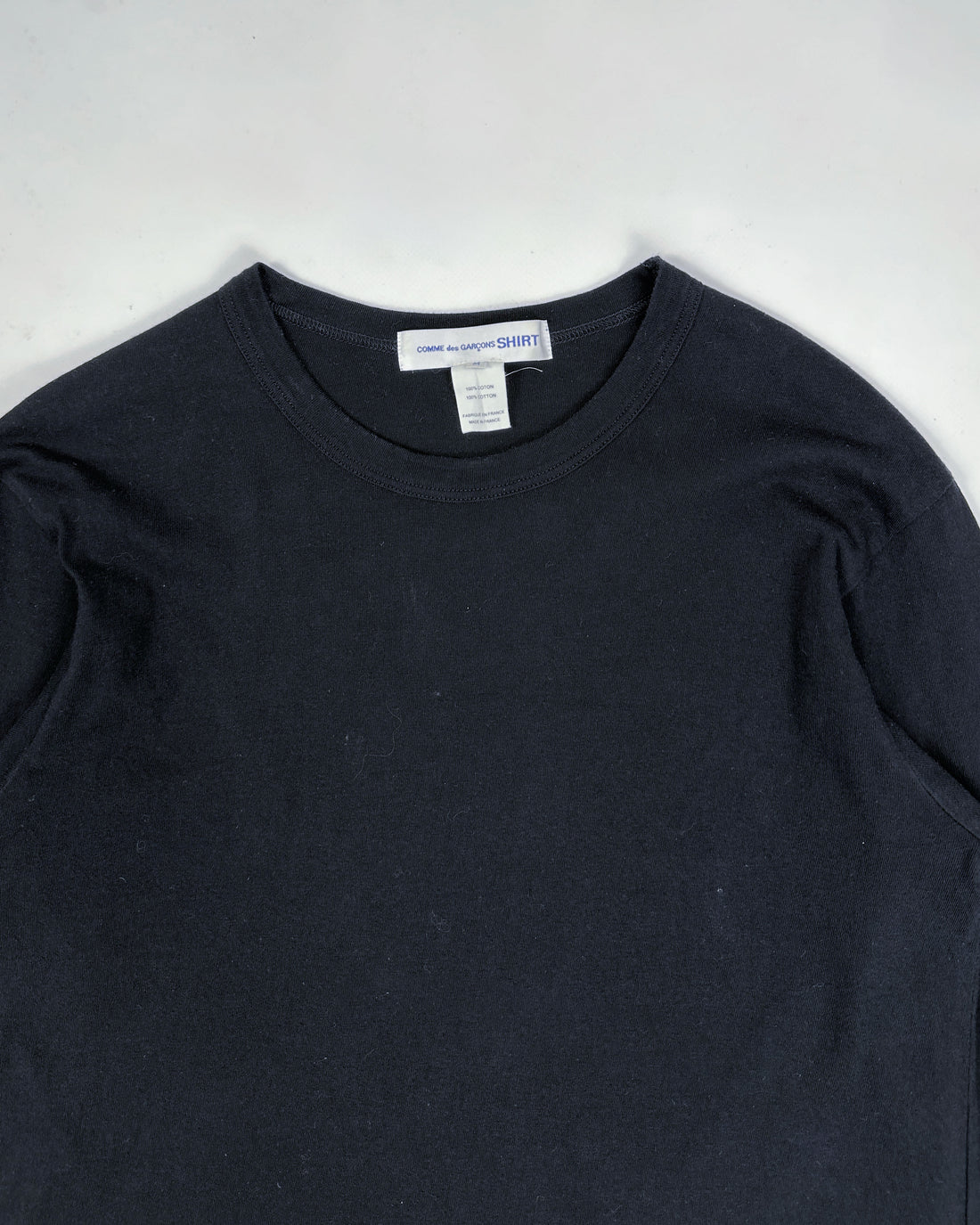 Comme Des Garçons Shirt Black Tee + Blue Shirt 2013