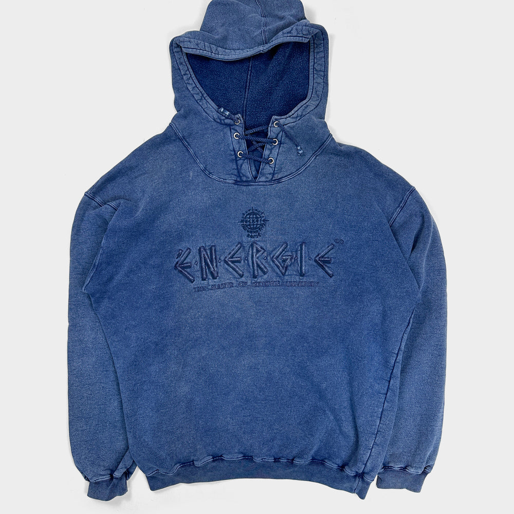 Energie Faded Blue Rope Hoodie 2000's