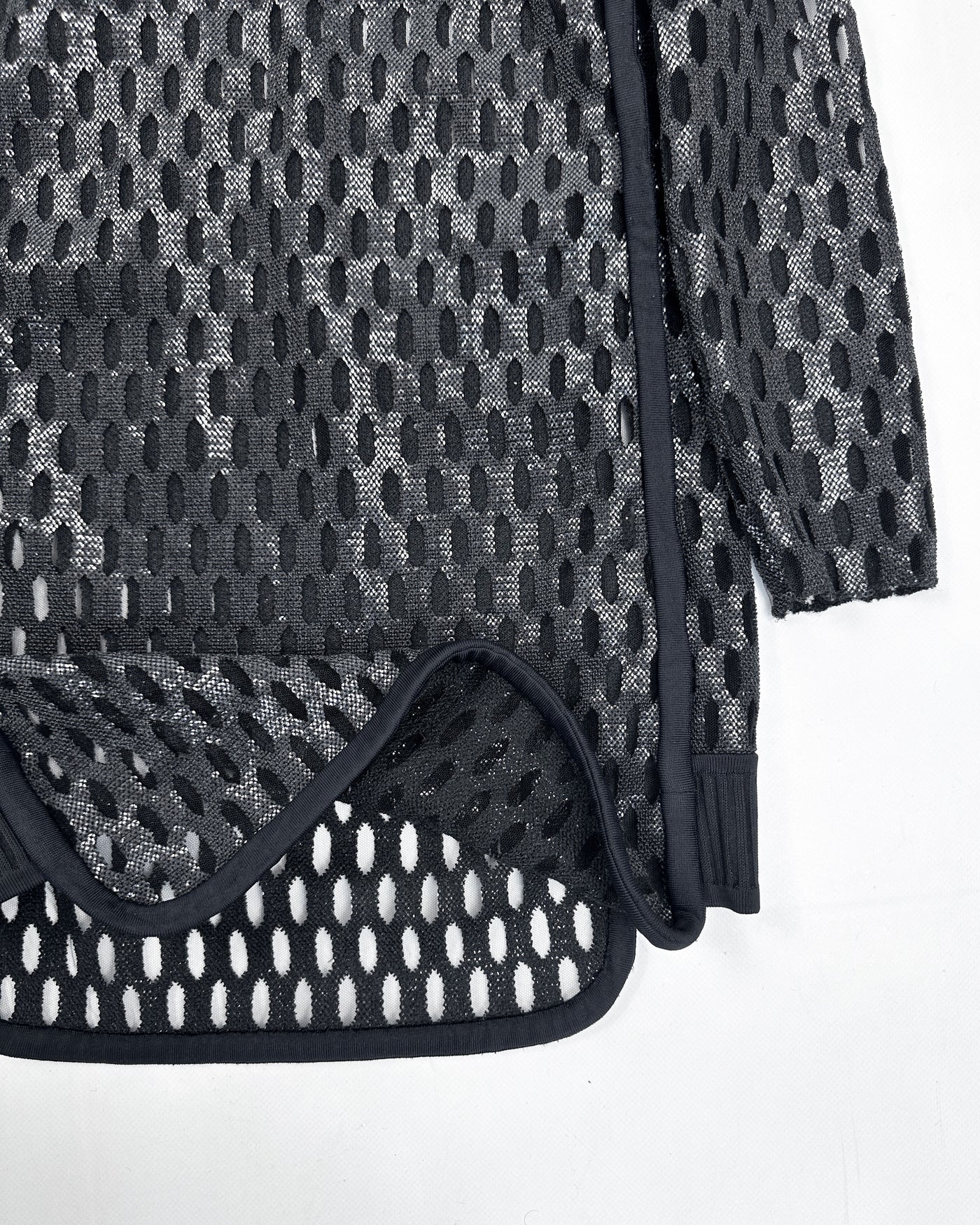 Balenciaga Shiny Mesh Heavyweight Top S/S 2015