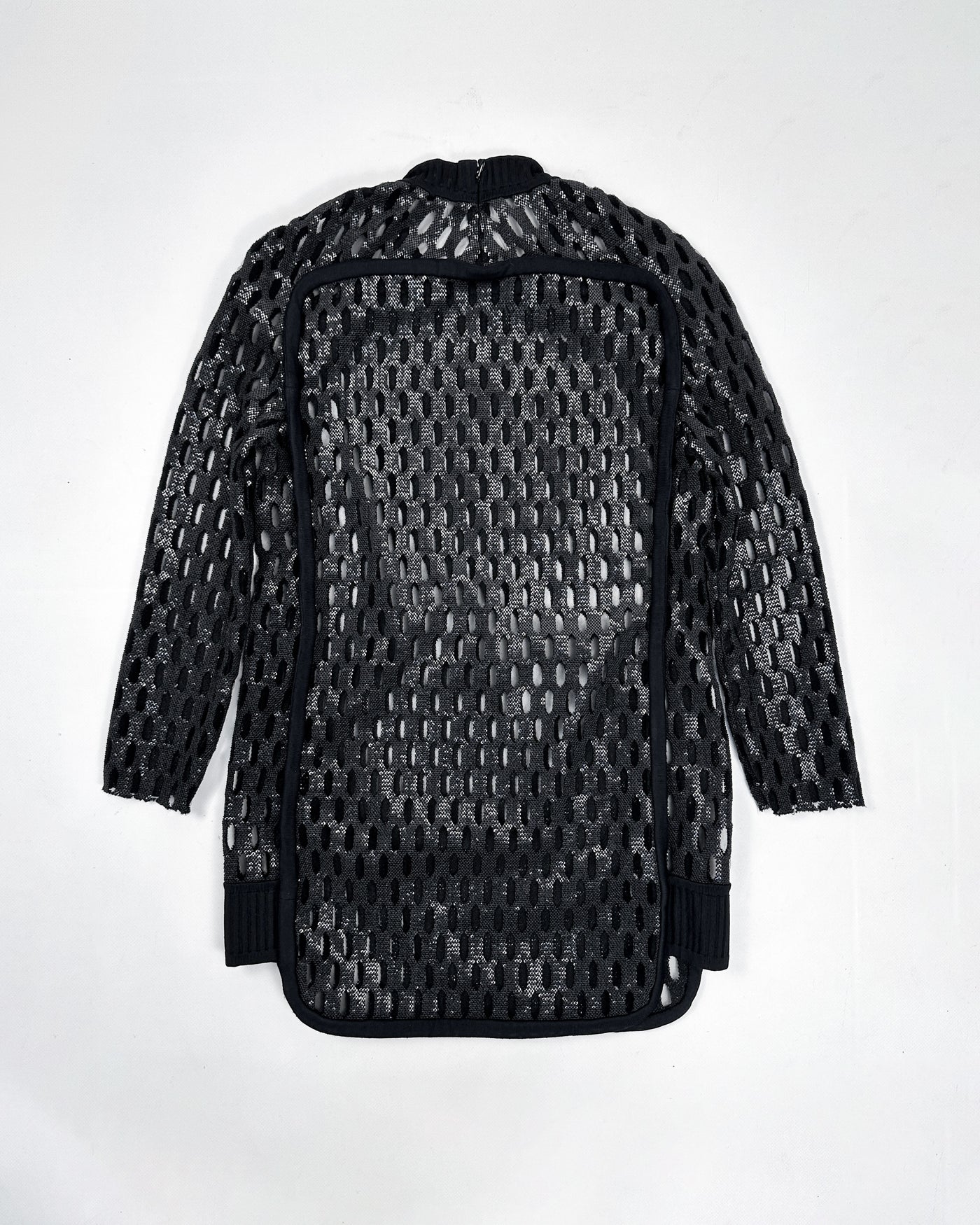 Balenciaga Shiny Mesh Heavyweight Top S/S 2015