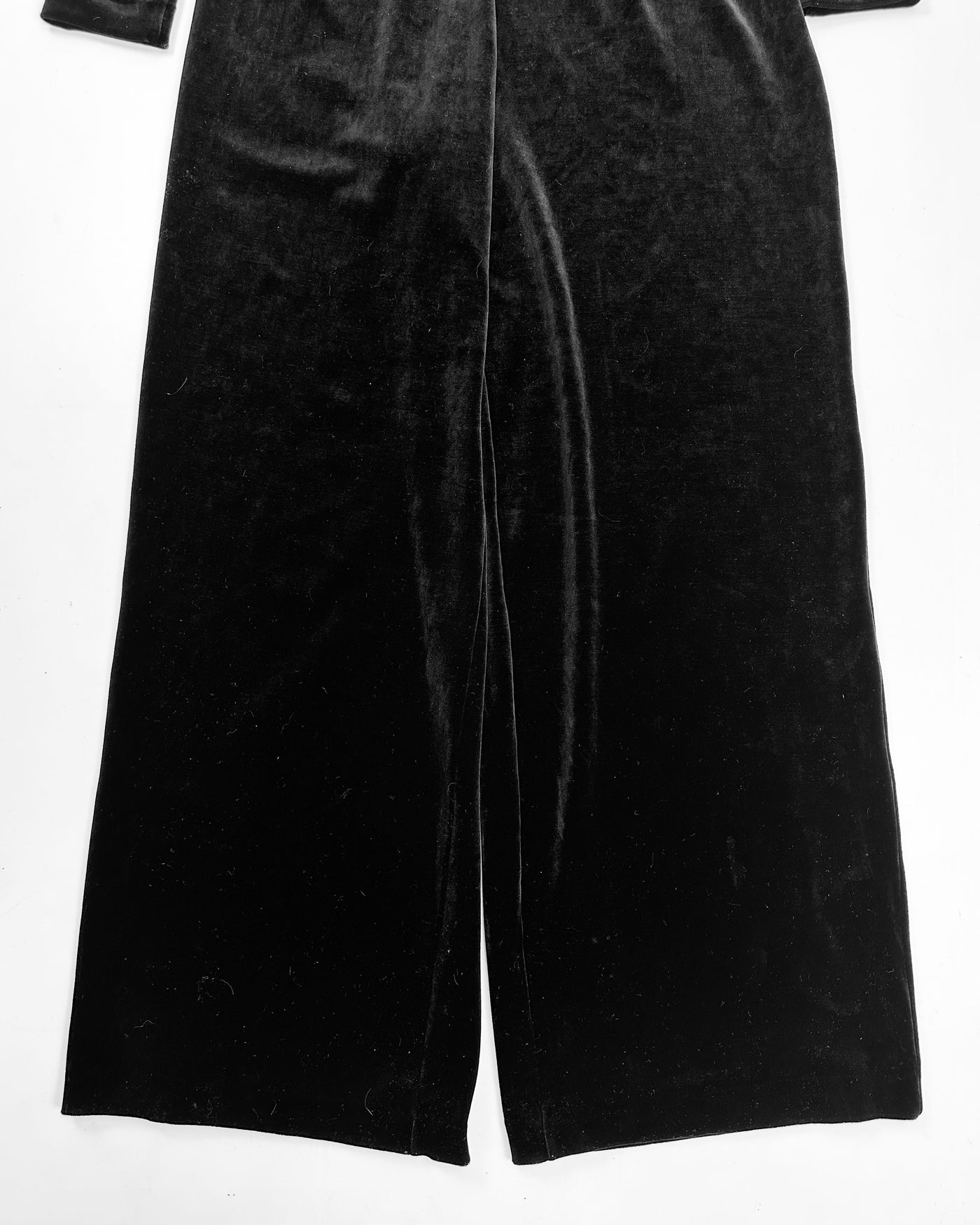 Jil Sander Dark Brown Velour Jumpsuit 2000's