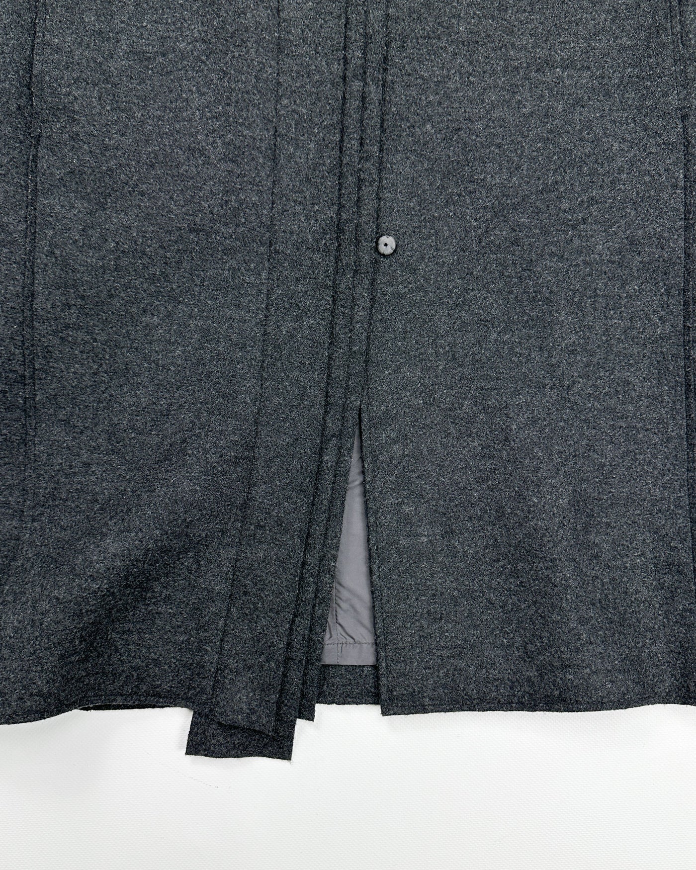Jil Sander Virgin Wool Dark Grey Coat 2000's