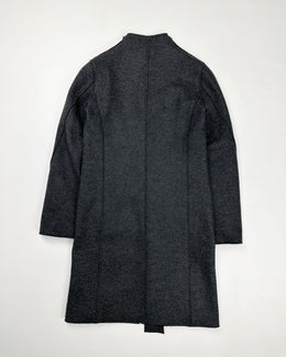 Jil Sander Virgin Wool Dark Grey Coat 2000's