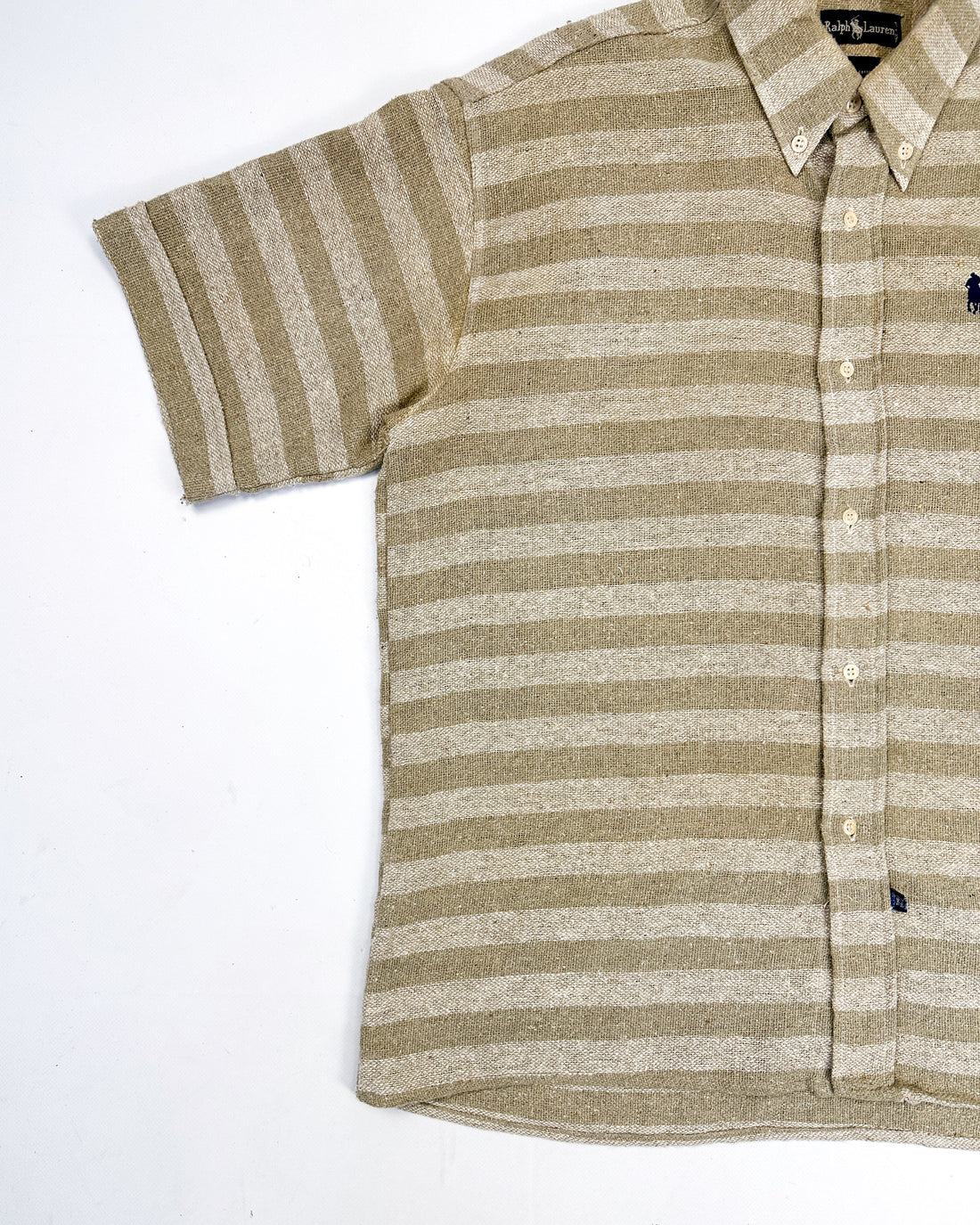 Polo Ralph Lauren Hemp Cotton Made in USA Shirt 1990's