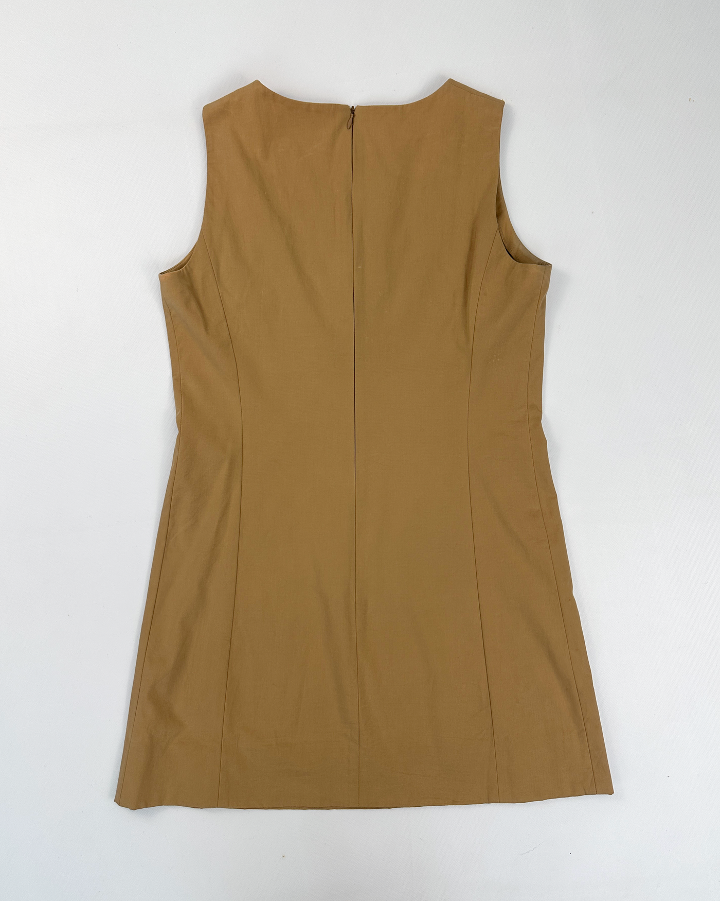 Paco Rabanne Black Leather Flower Dress 1990's