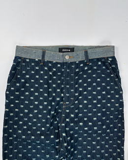 Cabane de Zucca Distressed Denim Pants 2000's