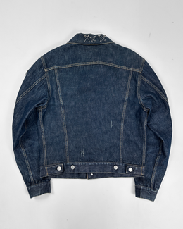 Helmut Lang Custom Distressed Classic Denim Jacket 1999
