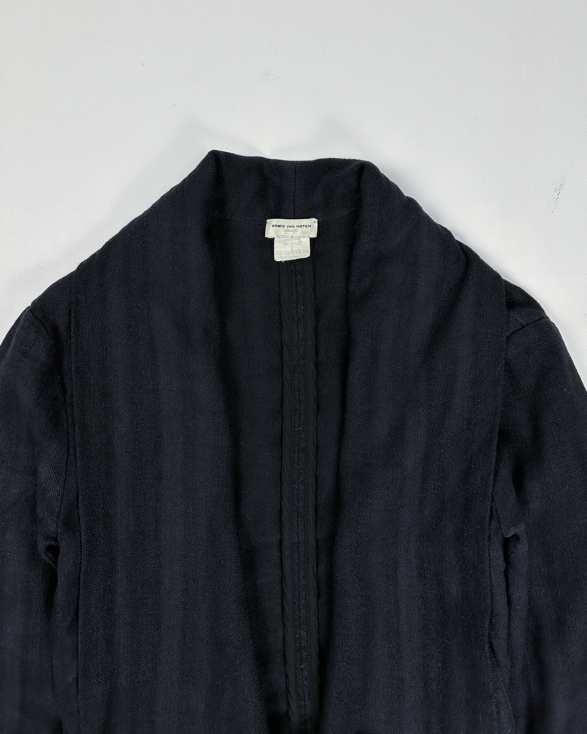 Dries Van Noten Hemp + Wool Blazer Jacket 2000's