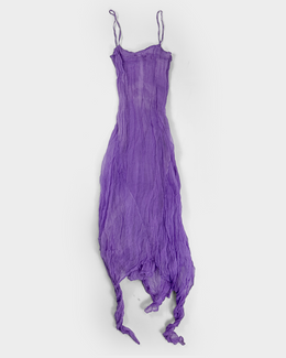 Vicente Ganesha Ibiza Purple 2-Layer Dress 2000's