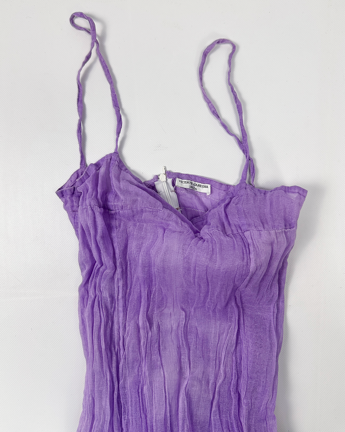 Vicente Ganesha Ibiza Purple 2-Layer Dress 2000's