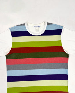 Comme des Garçons Shirt Multicolor Stripes Tee 2020