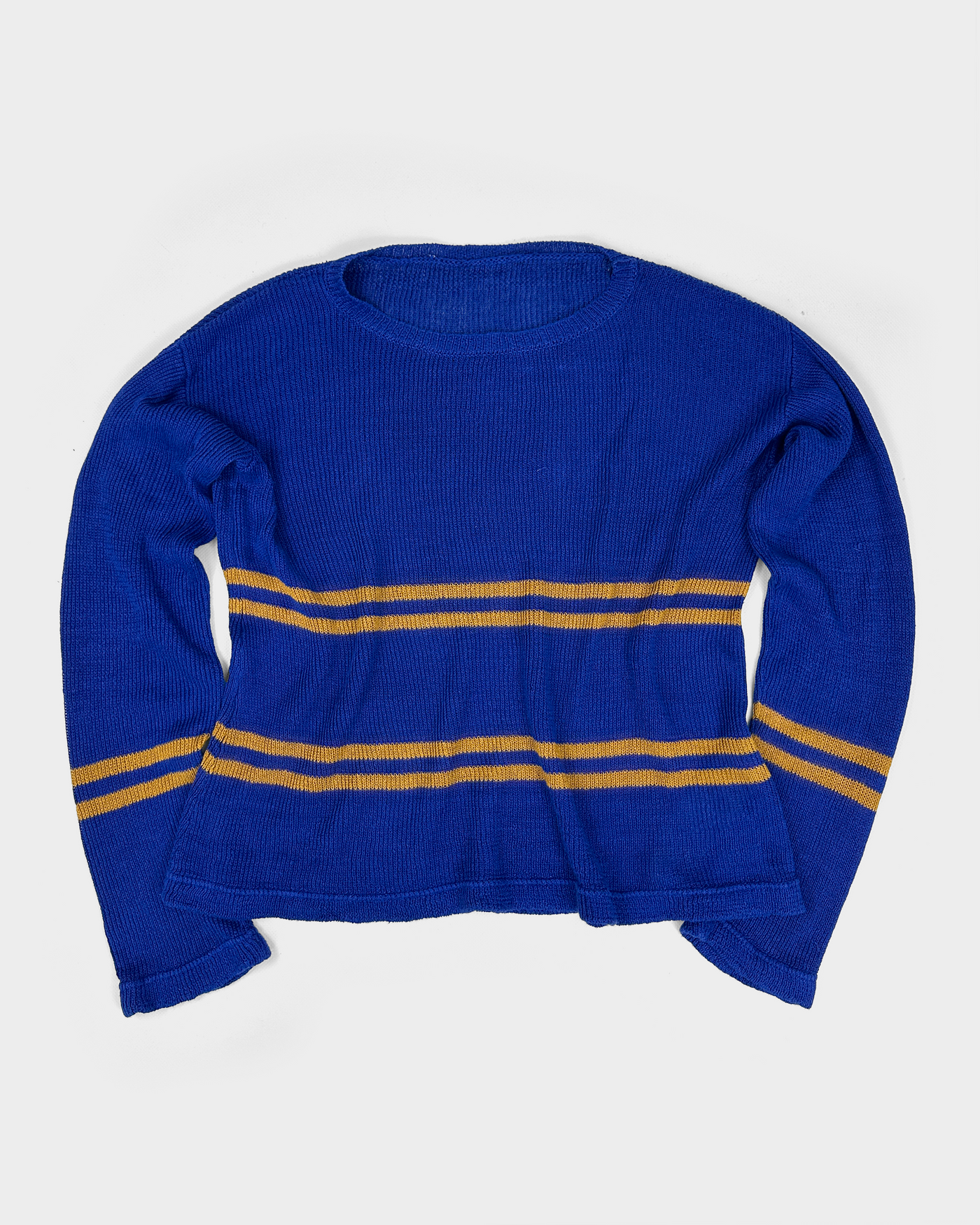 Marni Blue Striped Linen Knit S/S 2022