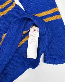 Marni Blue Striped Linen Knit S/S 2022