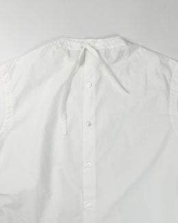 Marni White Cotton Sleveless Top 2000's