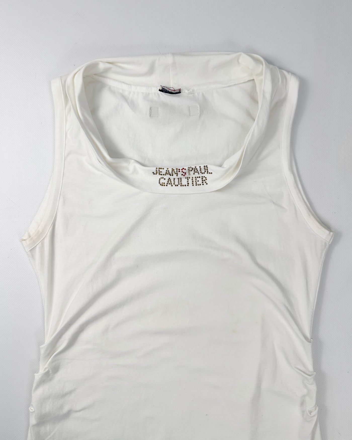 Jean Paul Gaultier White Cotton Long Dress 2000's