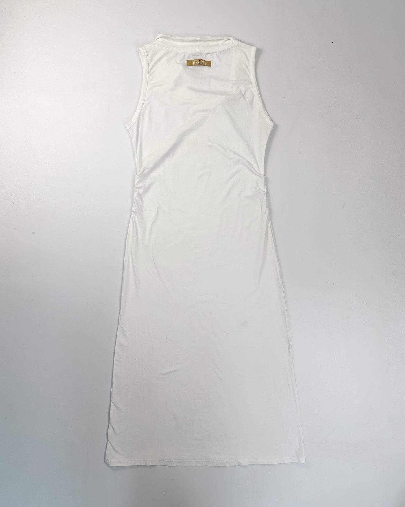 Jean Paul Gaultier White Cotton Long Dress 2000's