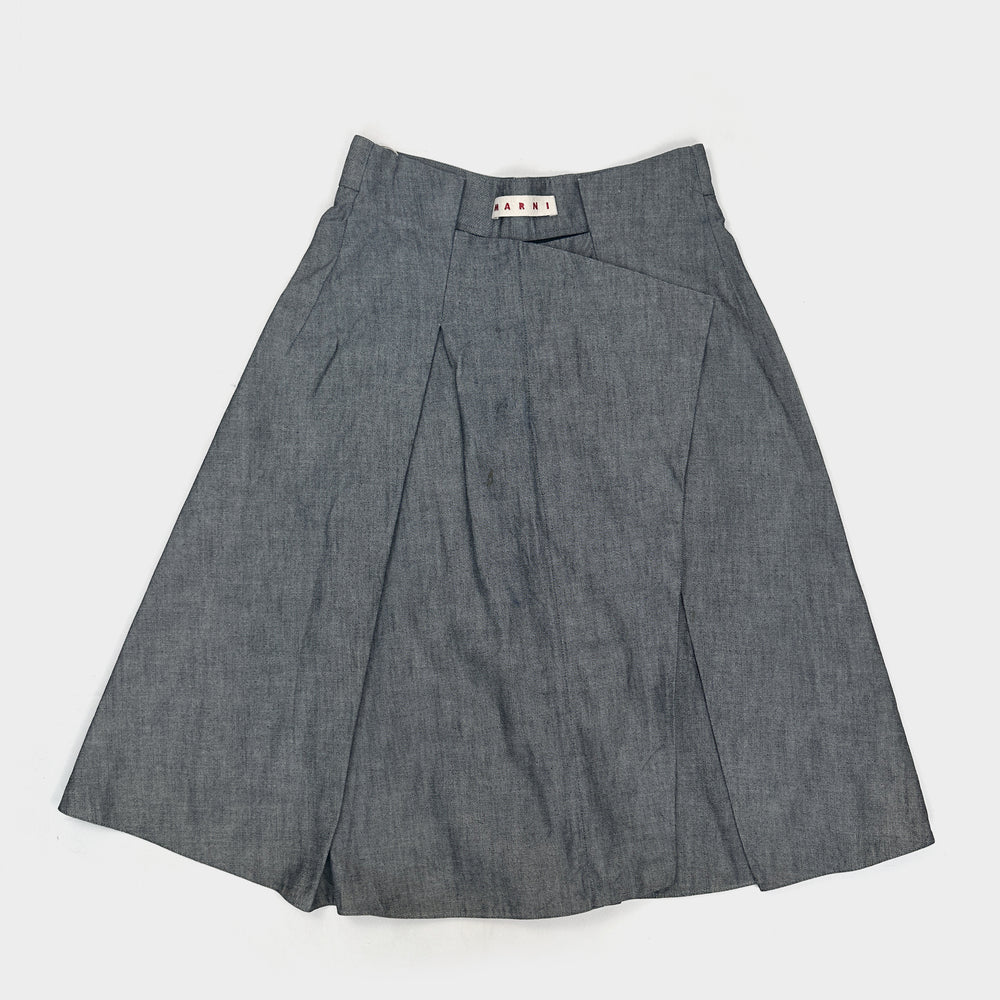 Marni Grey Denim 3-Pieces Skirt 2000's