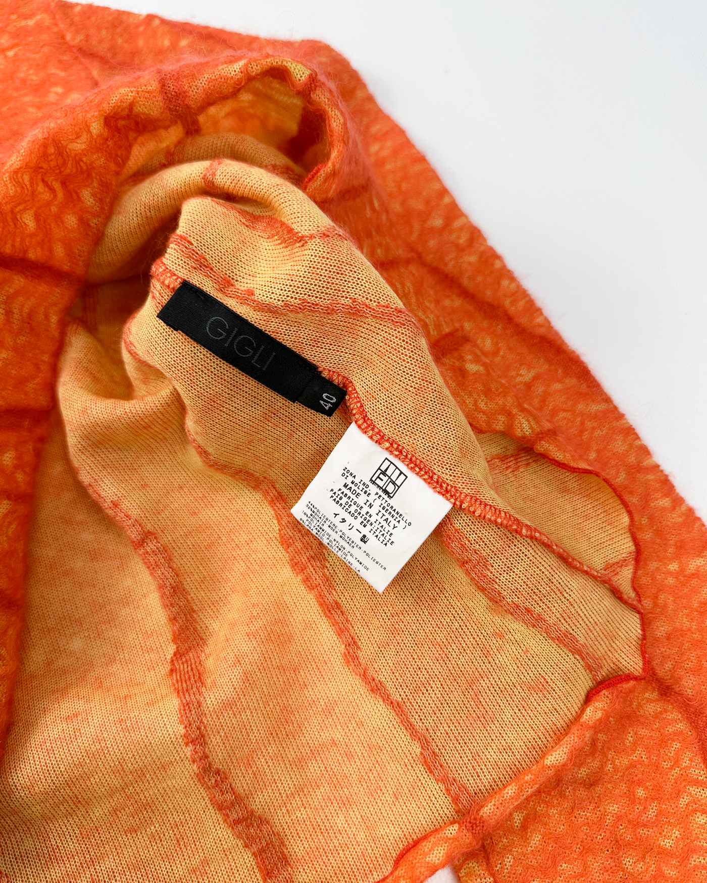 Romeo Gigli Mohair 2-Layer Sweater 2000's