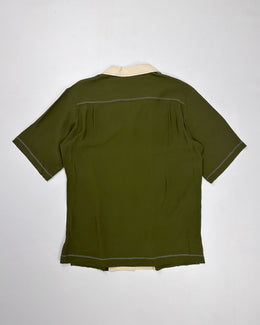Marni 2-Tone Silk + Acetate Shirt S/S 2020
