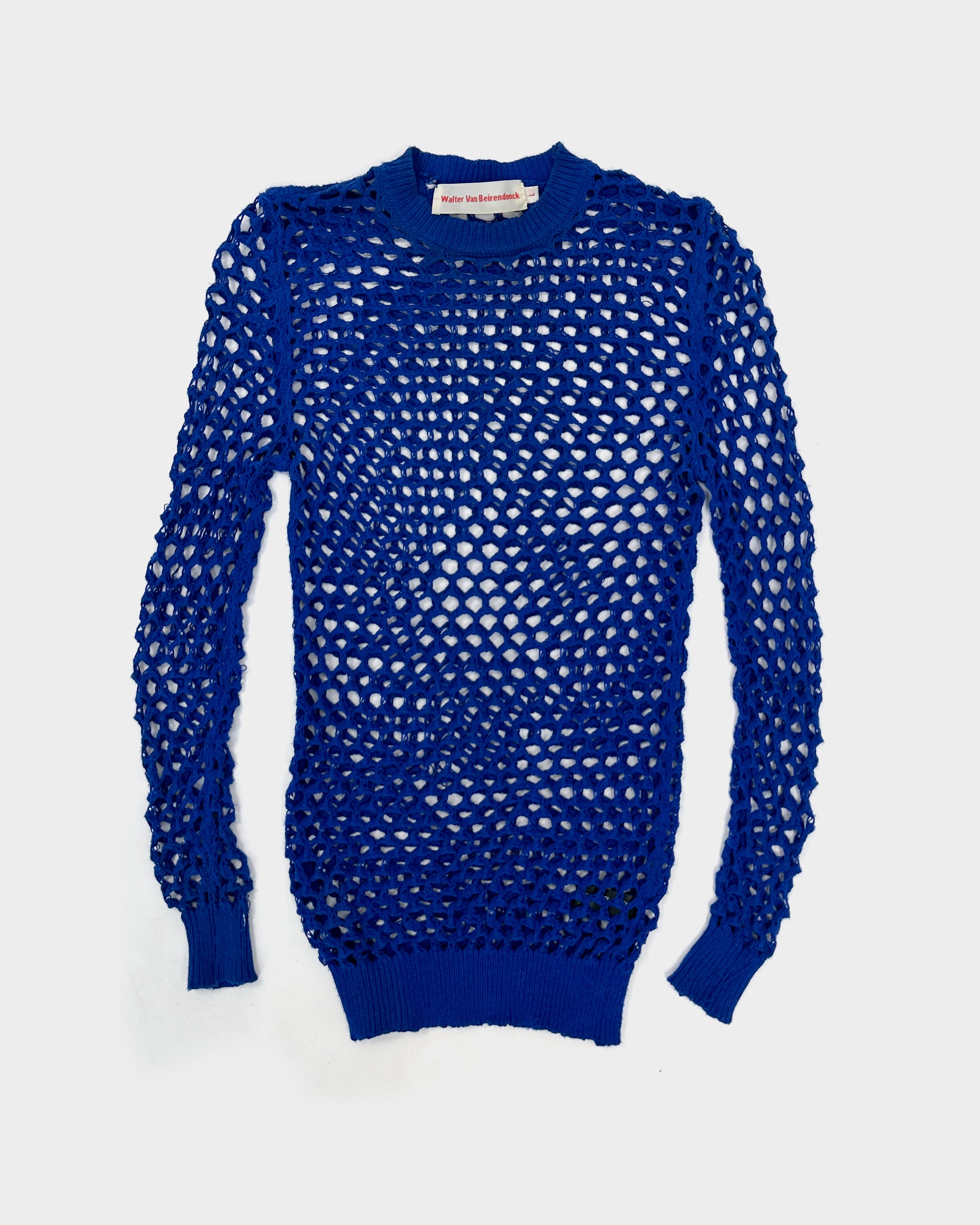 Walter Van Beirendonck Blue Maille Top 2000's – Vintage TTS