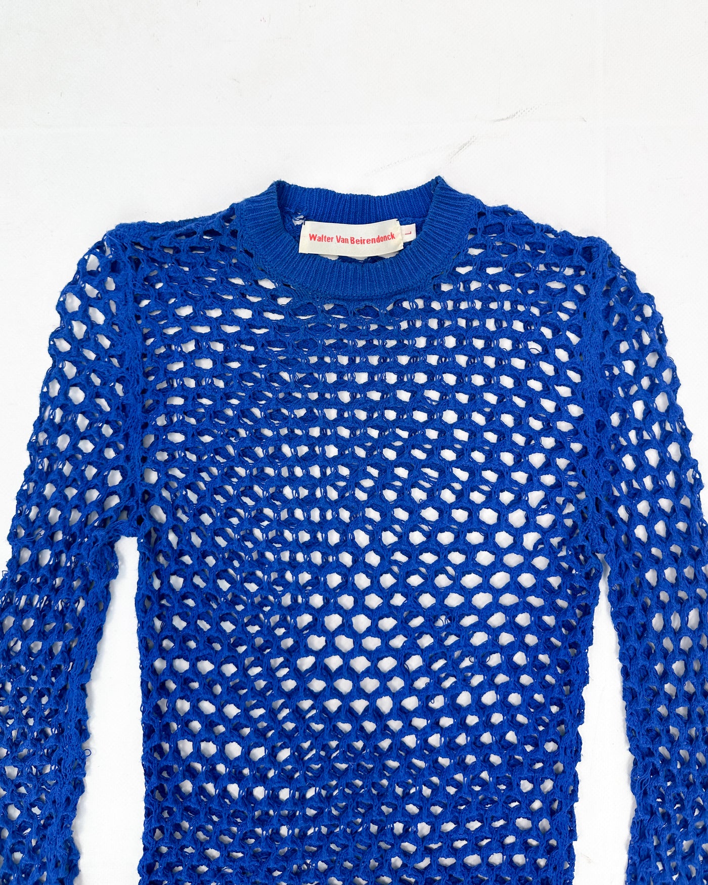 Walter Van Beirendonck Blue Maille Top 2000's