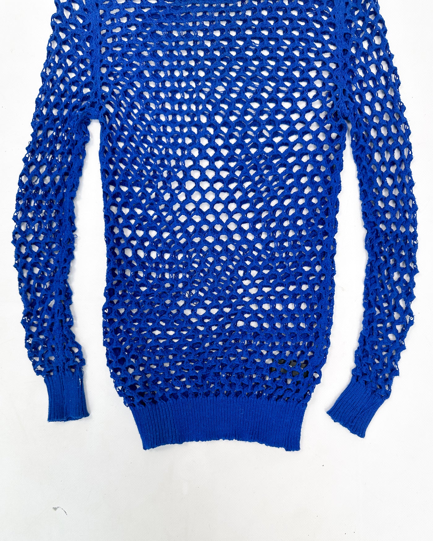 Walter Van Beirendonck Blue Maille Top 2000's