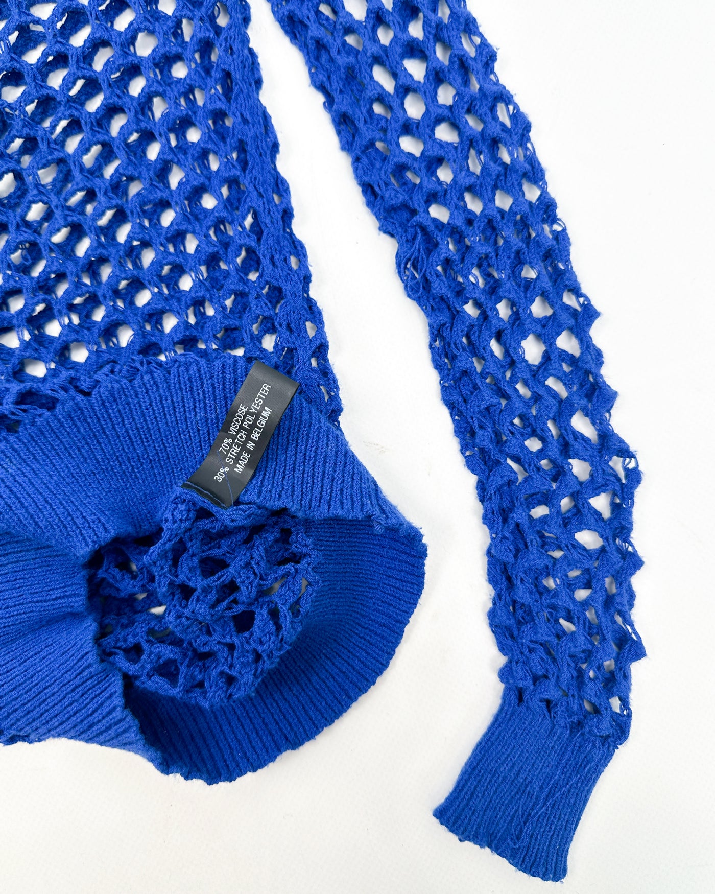 Walter Van Beirendonck Blue Maille Top 2000's