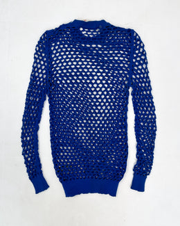 Walter Van Beirendonck Blue Maille Top 2000's