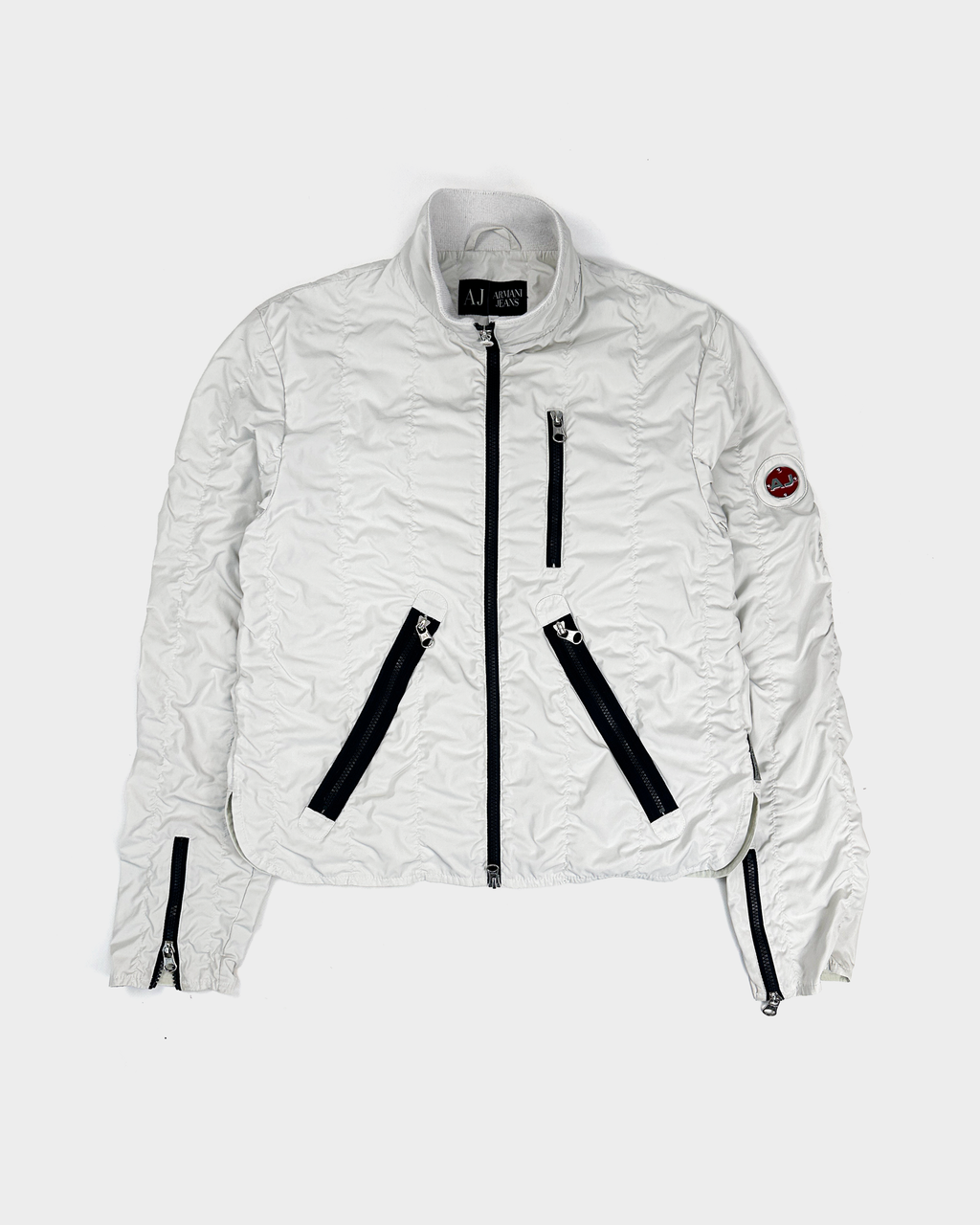 Armani Jeans Wrapped White Light Jacket 2000's – Vintage TTS