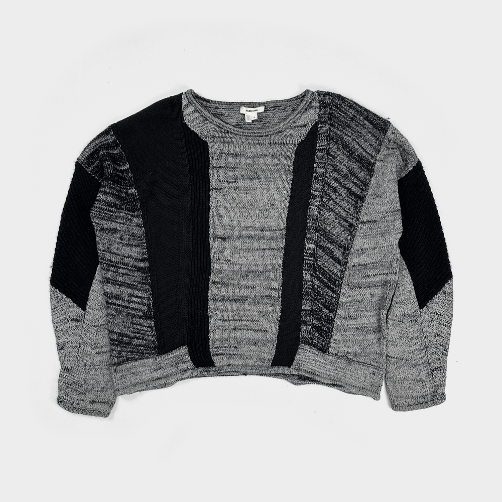 Helmut Lang 4-Texture Grey Knit 2000's