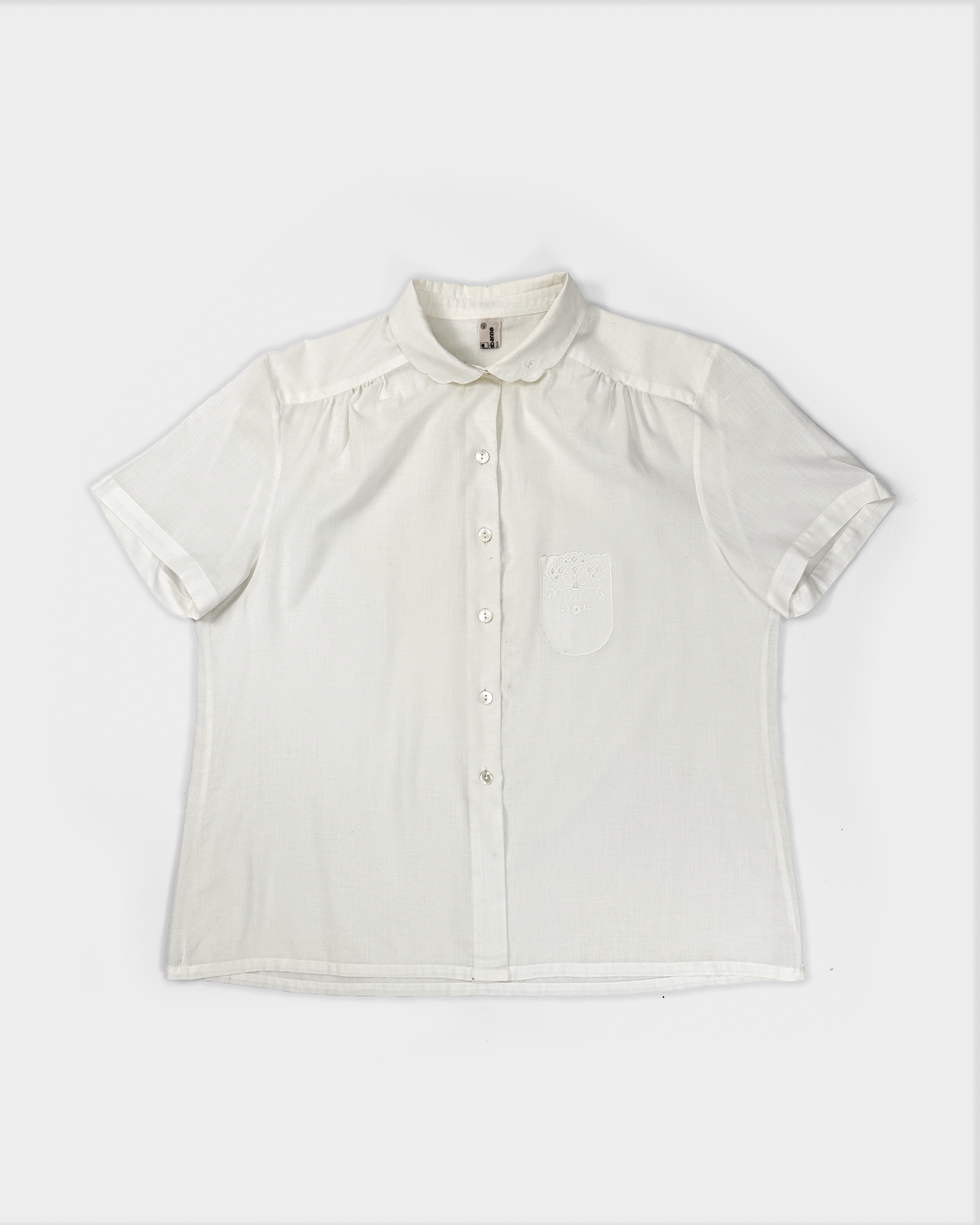 Paco Rabanne White Detailed Shirt 1980's