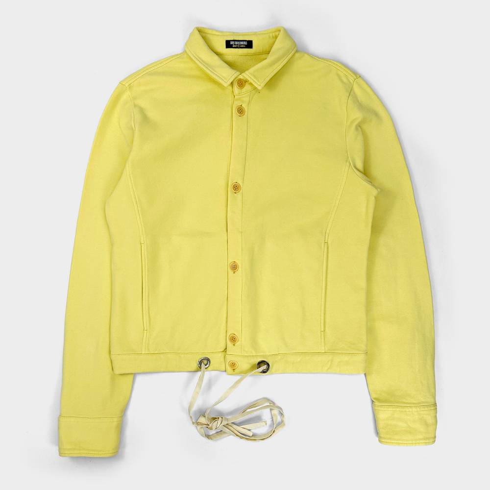 Dirk Bikkembergs Sport Yellow Cotton Jacket 2000's