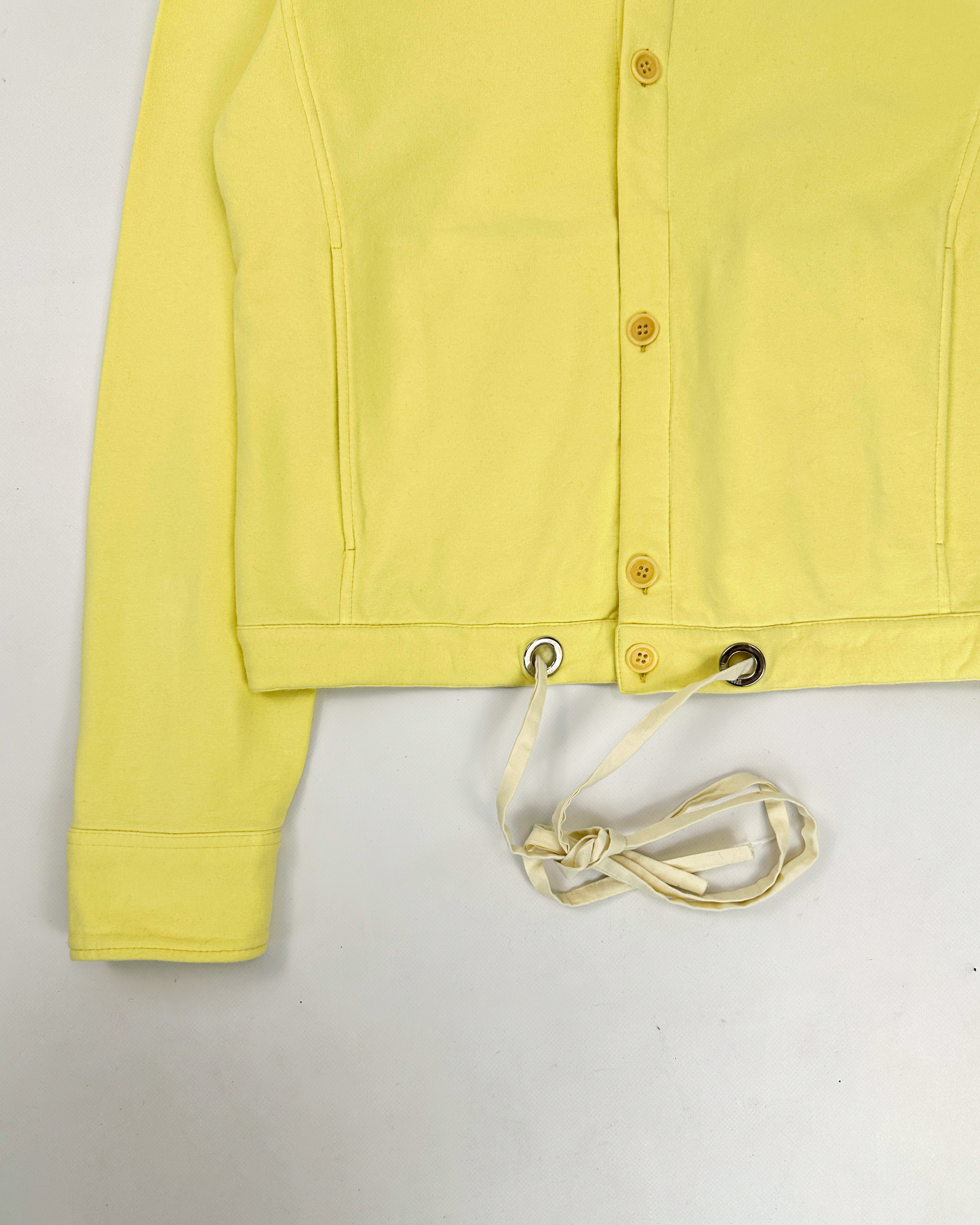 Dirk Bikkembergs Sport Yellow Cotton Jacket 2000's