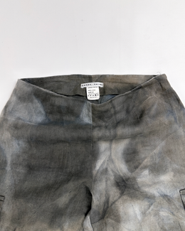 Sarah Pacini Light Camo Linen Pants 2000's