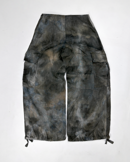 Sarah Pacini Light Camo Linen Pants 2000's