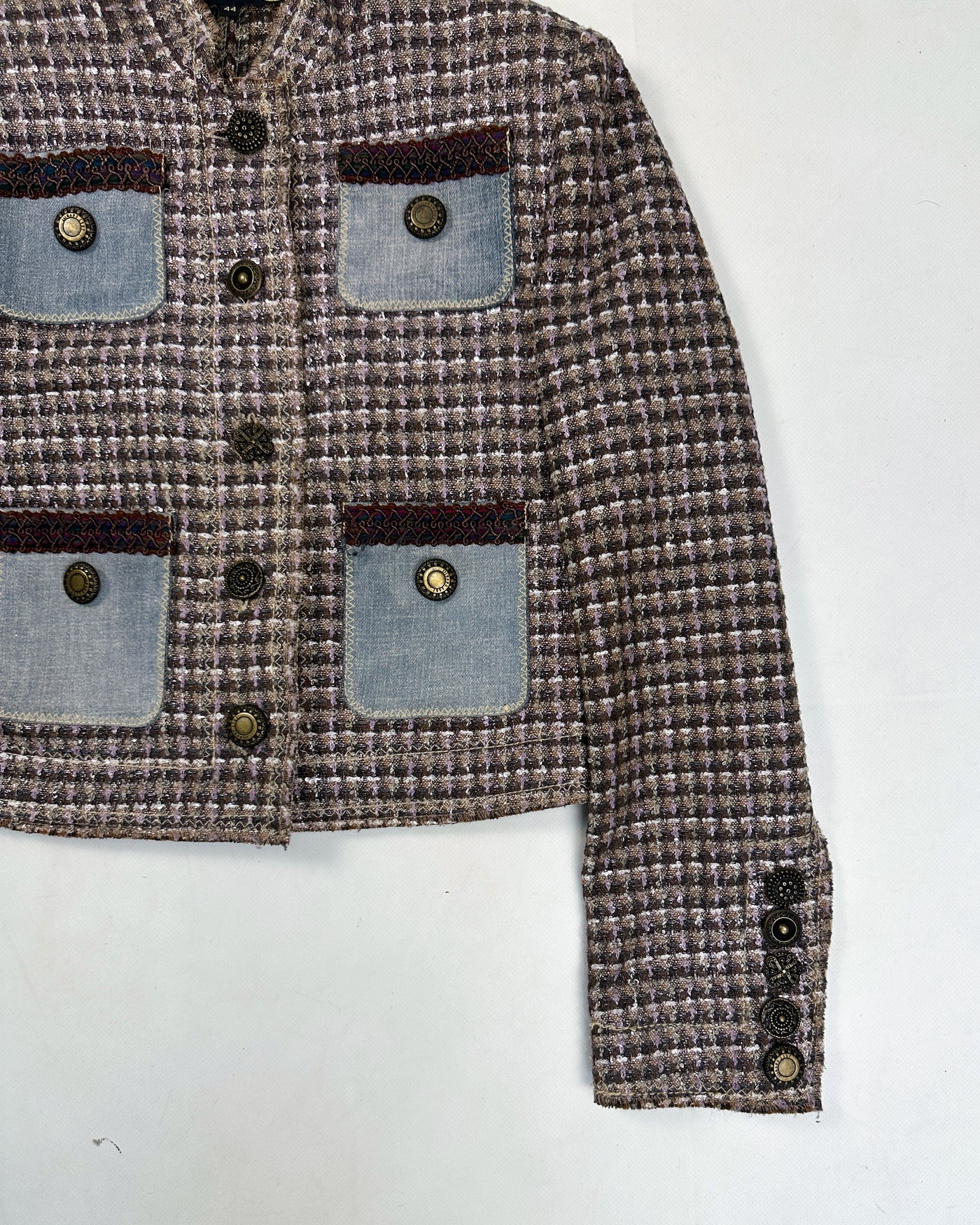 Roberto Cavalli Decorated Cropped Jacket 2000's