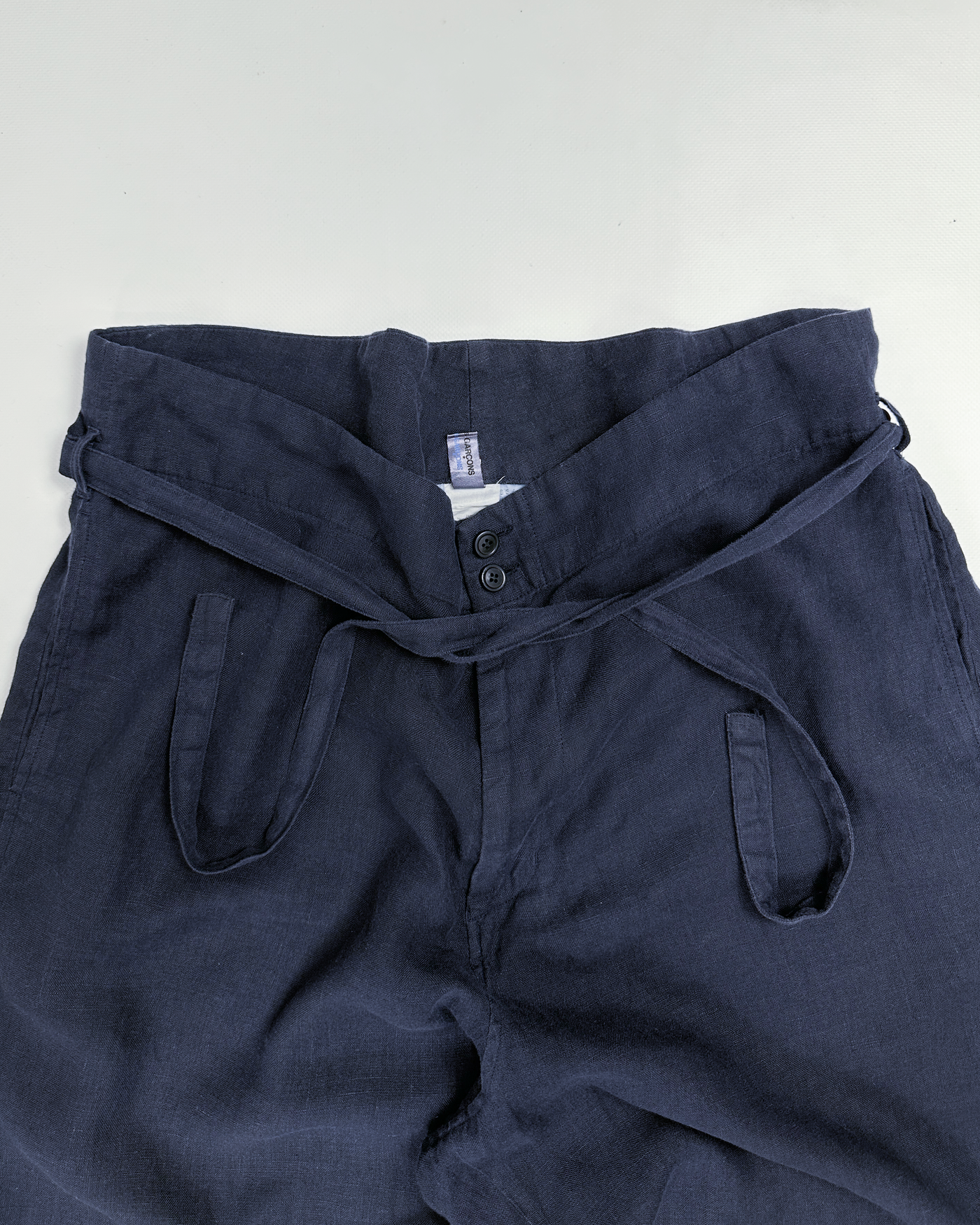 Comme Des Garçons Woman Wide Linen Pants S/S 2005