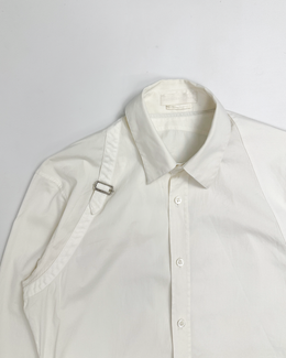 Alexander Mcqueen Harness White Shirt S/S 2009