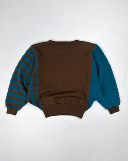 Kansai Yamamoto Multicolor Pattern Wool Knitwear 1980s