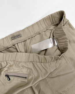 Bottega Veneta Grey Silk 3/4 Pants 2000's